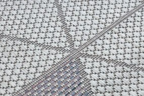 Koberec SIZAL SION Geometric 3006 ecru/rúž