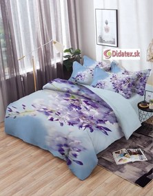 Sendia Textil Purple Flowers foto obliečky 140x200 cm Rozmer obliečok: 140x200 cm, Obsah balenia: 3 Set Balenie