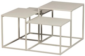 Konferenčný stolík medda 75 x 42 cm béžový MUZZA