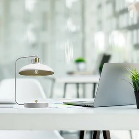 Brilagi - LED Stolná lampa FLAMENGO 1xE27/60W/230V biela