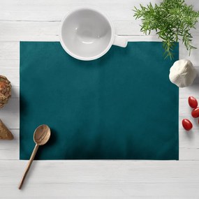 Biante Zamatové prestieranie na stôl Velvet Prémium SVP-025 Petrolejové 30x40 cm