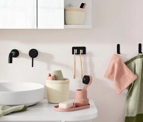 2 úložné košíky, kombinácia krémovobielej a hrdzavej