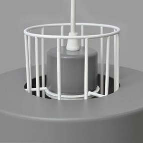 Luster na lanku VOLTA 3xE27/15W/230V pr. 42 cm šedá