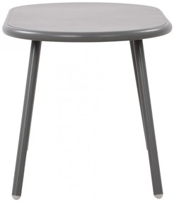 Konferenčný stolík Velva - v45 x 80 x 45 cm - Tmavo sivá