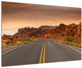 Obraz cesty v horách (90x60 cm)