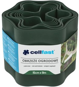 Záhradné okraje tmavozelené 15cmx9m 30-022