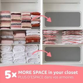 Vákuové vrecia v súprave 5 ks Aspispace M/L – Compactor