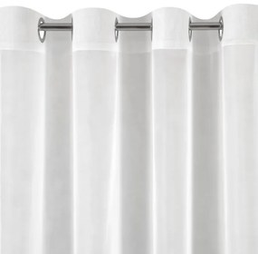 Biela záclona na krúžkoch LUCY 300x160 cm