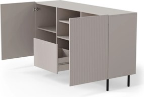Komoda PAXOS KM-1 150 cm kašmírová/čierna