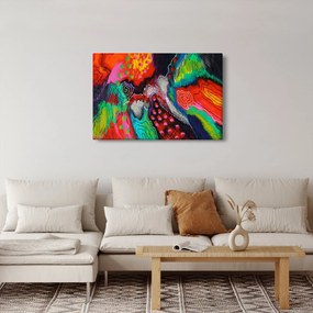 Obraz abstraktné - farby (90x60 cm)