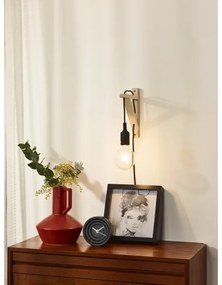 Lucide 08208/01/30 - Nástenné svietidlo FIX WALL 1xE27/60W/230V čierna