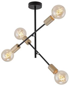 Briloner 2856-045 - Luster na tyči NATURE 4xE27/60W/230V