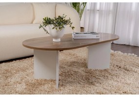 Konferenčný stôl Sable - Walnut, White