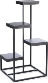 STOJAN NA KVETINÁČ KASKADA 79X40X40 CM ČIERNA