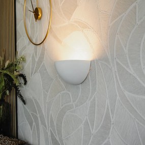 Moderná nástenná lampa biela - Britt