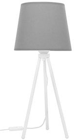 Stolná lampa Milano, 1x textilné tienidlo (výber zo 4 farieb), (výber z 3 farieb konštrukcie)