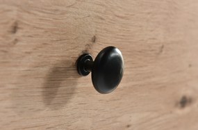 TV stolík Moderno C6 160 cm dub Artisan/čierny