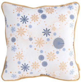 VIANOČNÁ DEKORAČNÁ OBLIEČKA NA VANKÚŠ CAROL 45X45 CM VZOROVANÁ