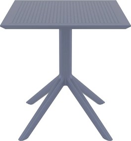 SKY 70 záhradný stôl dark grey