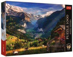 Trefl Foto Odysea Údolie Lauterbrunnen Švajčiarsko 1000 dielov