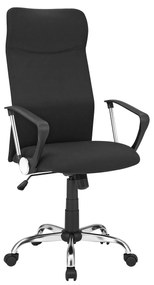 Ergonomická kancelárska stolička, čierna