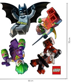 Samolepka na stenu "LEGO Batman" 60x70cm