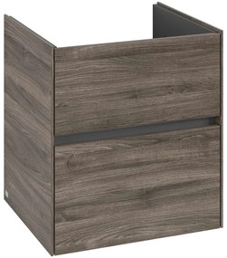 VILLEROY &amp; BOCH Collaro závesná skrinka pod umývadlo, 2 zásuvky, 561 x 480 x 610 mm, Stone Oak, C14200RK