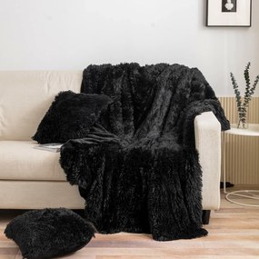 Deka YETI čierna Rozmer: 70x150 cm