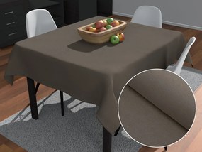 Biante Veľký dekoračný štvorcový obrus BKU-113 Hnedosivý 270x270 cm