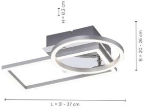 Leuchten Direkt 14031-55 - LED Stropné svietidlo IVEN LED/18W/230V