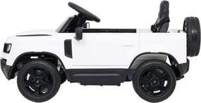 Elektrické autíčko Land Rover Defender biele
