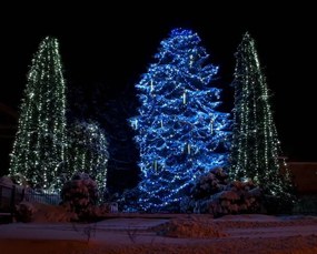 DECOLED Svetelná reťaz LED s MEGA LED, 100 m, 400 teplých bielych LED diód