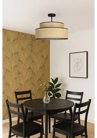 Prisadený luster BOHO 1xE27/60W/230V pr. 40 cm béžová