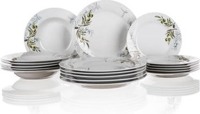 Porcelánové taniere Olives 18 dielov, BANQUET