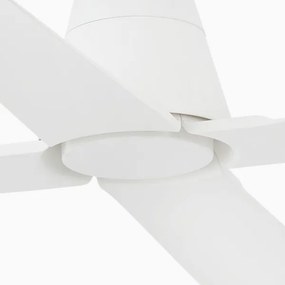 FARO 33480 - Stropný ventilátor TYPHOON IP44 pr. 130 cm biela + diaľkové ovládanie