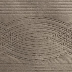 Dekorstudio Prehoz na posteľ VELVET2 v béžovej farbe Rozmer prehozu (šírka x dĺžka): 220x240cm