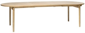 Dizajnový jedálenský stôl Wally 190 - 235cm prírodný dub