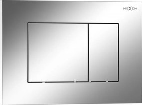 Mexen Tex 02, splachovacie tlačidlo, lesklý chróm, 6102-03