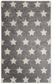 Detský koberček Stars 140x190 cm sivý
