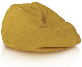 Sedací vak SAKO horčicový bouclé