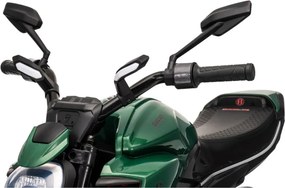 LEAN CARS Bentley Ducati Diavel V4 XMX656 batéria motocykel zelená