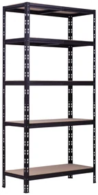 Policový regál 1+1 ZADARMO, nosnosť 175 kg, 1800 x 900 x 450 mm