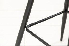 Dizajnová barová stolička Esmeralda vintage hnedá