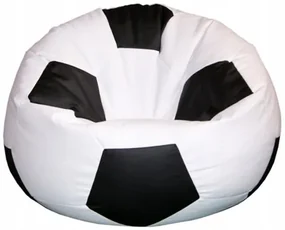 JAKS Mini sedací vak futbalová lopta bielo čierny
