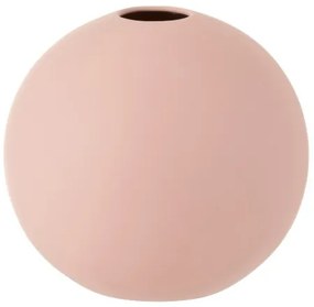 Ružová keramická váza Ball - Ø 25 * 23,5 cm