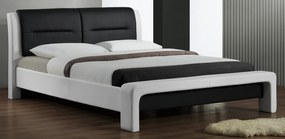 Manželská posteľ 160 cm Casandie (s roštom) (biela + čierna). Vlastná spoľahlivá doprava až k Vám domov. 769398