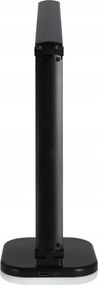 LED RGBW stmievateľná stolová lampa s bezdrôtovým nabíjaním LED/7W/5V USB čierna