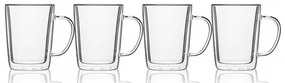 Lunasol - Šálka BASIC Glas Double Wall 300 ml - set 4 ks (321232)