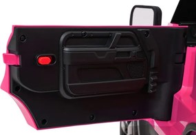 Elektrické autíčko Land Rover Defender ružové
