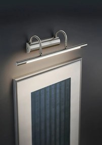 LED nástenné svietidlo v striebornej farbe Cuadro – Trio